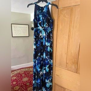 New Eliza J chiffon halter maxi, size 2P